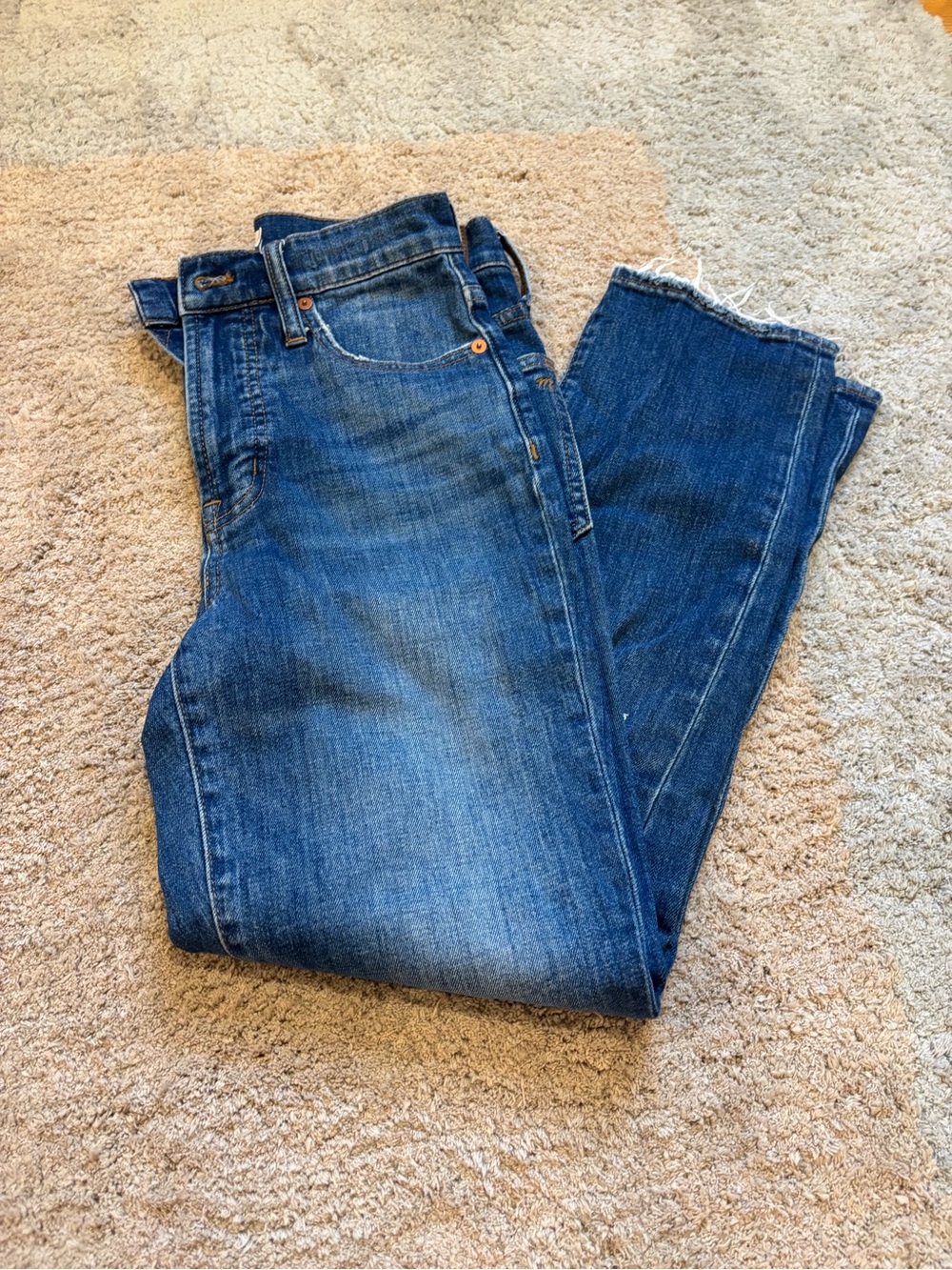 Madewell Straight-Leg Jeans in Classic Indigo Wash
